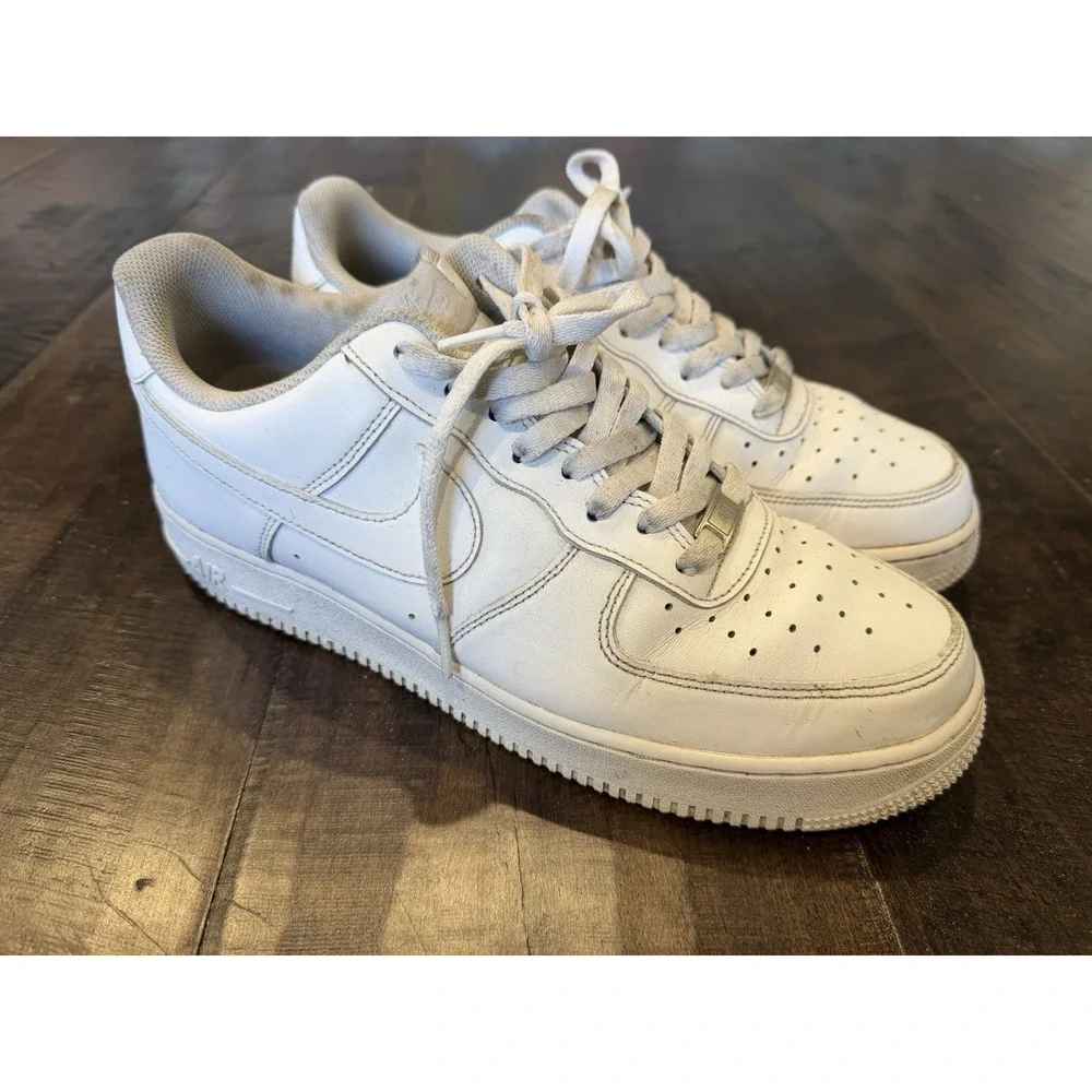 Size 11.5 - Nike Air Force 1 '07 Low Triple‎ White Classic Comfort